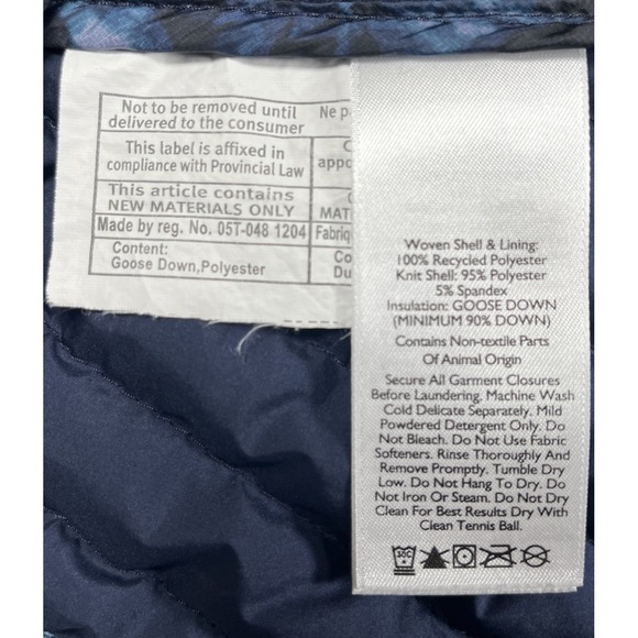 Eddie Bauer First Ascent Stormdown 800 Down‎ Puffer Vest Women XS Blue/Black-EUC - Picture 12 of 14